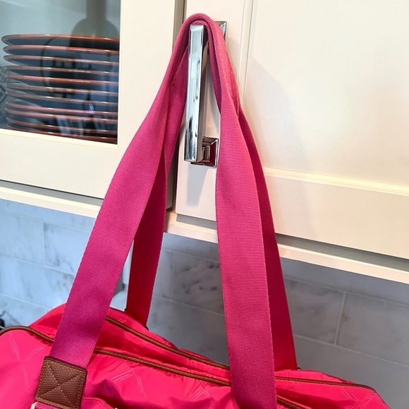 VERA BRADLEY LIGHTEN UP PREPPY POLLY YOGA SPORT BEACH GYM EXERCISE BAG - Picture 3 of 16